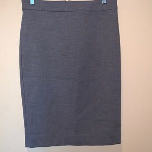 J. Crew 365 Gray Pencil Skirt